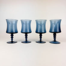 Load image into Gallery viewer, Set of 4 Blue Glasses
