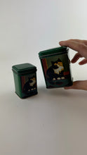 Load image into Gallery viewer, Pair of small cat tins
