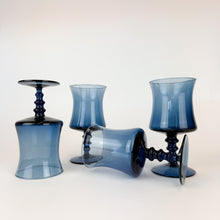 Load image into Gallery viewer, Set of 4 Blue Glasses
