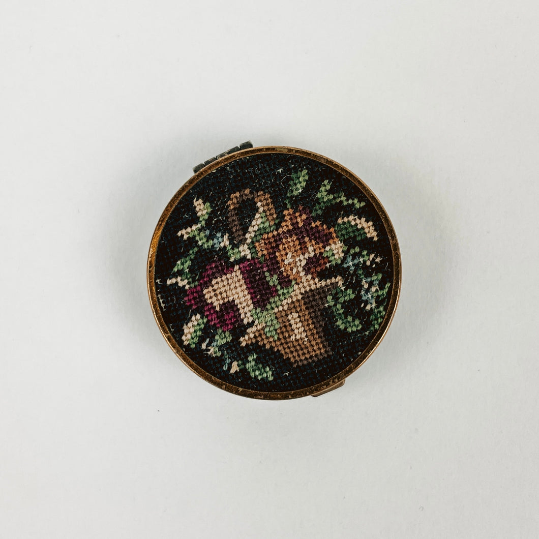Needlepoint Pill Box
