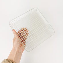 Load image into Gallery viewer, Opal Hobnail Glass Tray
