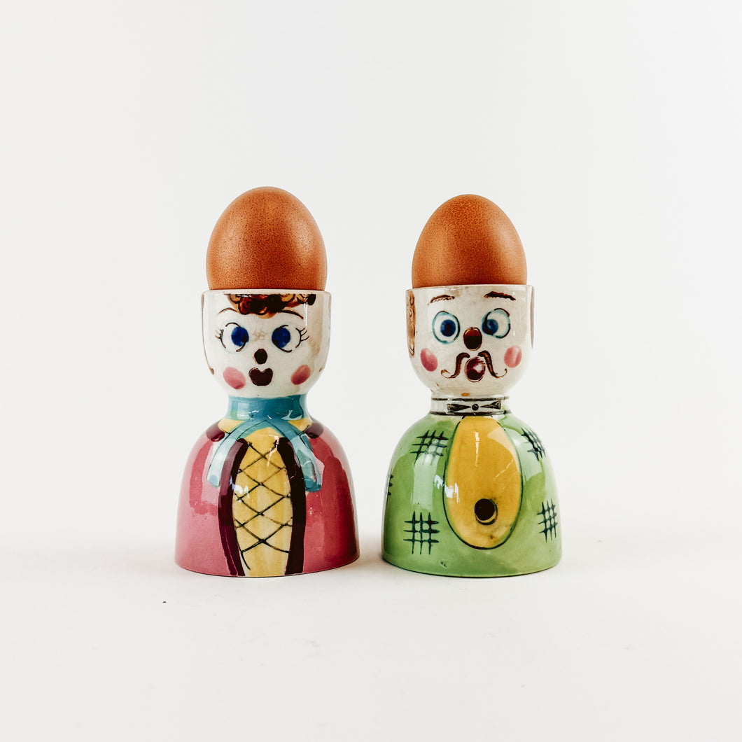 Egg Cup Salt and Pepper Shakers