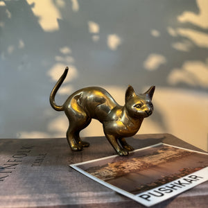 Brass Siamese Cat