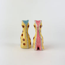 Load image into Gallery viewer, Stitched Giraffe Salt and Pepper Shakers
