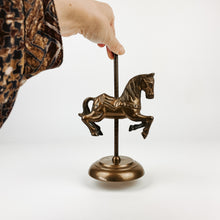 Load image into Gallery viewer, Brass Carousal Horse
