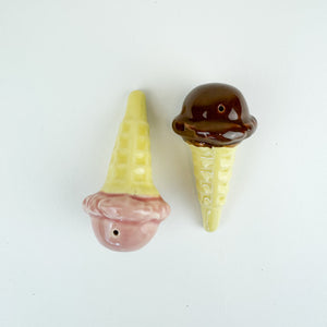Vintage Ice Cream Cone Shakers