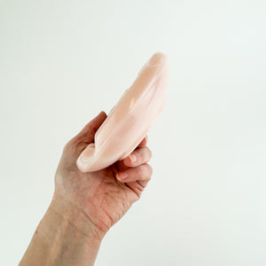 Pink Milk Glass Ashtray