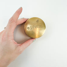Load image into Gallery viewer, Brass Aspirin Paperweight
