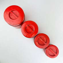 Load image into Gallery viewer, Set of 4 Vintage Nesting Canisters
