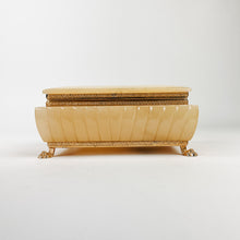 Load image into Gallery viewer, Genuine Alabaster Footed Stash Box
