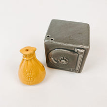 Load image into Gallery viewer, Money Bag Safe Salt and Pepper Shakers
