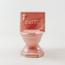 Load image into Gallery viewer, Butts Pink Ceramic Toilet Ashtray
