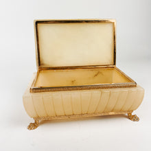 Load image into Gallery viewer, Genuine Alabaster Footed Stash Box
