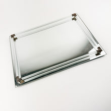 Load image into Gallery viewer, Glass Rail Mirror Tray
