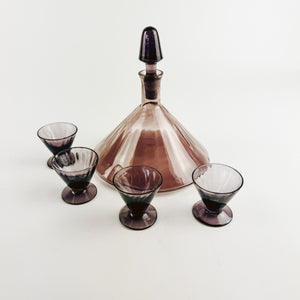 Amethyst Decanter Set