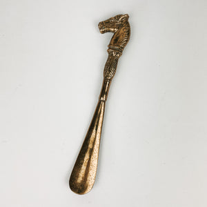Brass Horse Shoe Horn