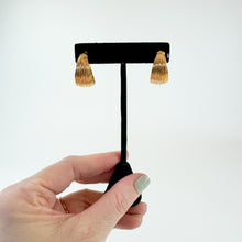 Load image into Gallery viewer, Vintage Gold Tone Earrings
