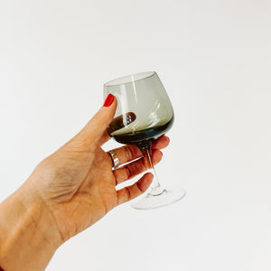 Set of 6 Smoked Port Glasses
