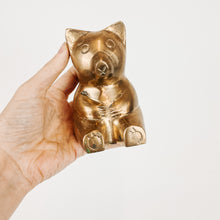 Load image into Gallery viewer, Brass Black Bear
