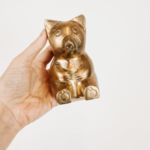 Brass Black Bear