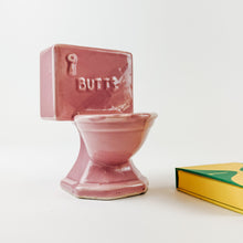 Load image into Gallery viewer, Butts Pink Ceramic Toilet Ashtray
