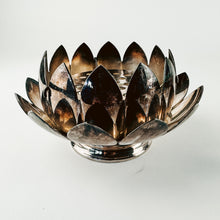 Load image into Gallery viewer, 3 Piece Silver Lotus Flower Frog
