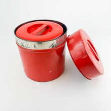 Load image into Gallery viewer, Set of 4 Vintage Nesting Canisters
