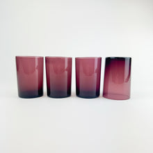 Load image into Gallery viewer, Set of 4 Burgundy Glasses
