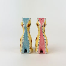 Load image into Gallery viewer, Stitched Giraffe Salt and Pepper Shakers
