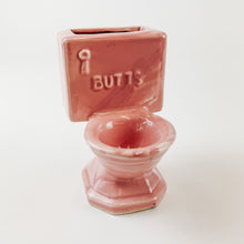 Load image into Gallery viewer, Butts Pink Ceramic Toilet Ashtray
