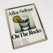 Load image into Gallery viewer, Alka-Seltzer Ad in Vintage Frame
