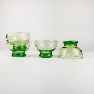 Set of 4 Green Coupes