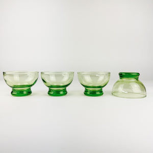Set of 4 Green Coupes