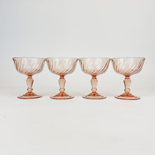 Load image into Gallery viewer, Set of 4 Pink French Coupes

