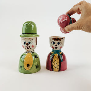Egg Cup Salt and Pepper Shakers