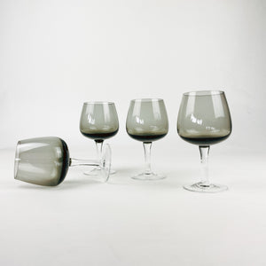 Set of 4 Smoked Port Glasses