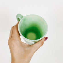 Load image into Gallery viewer, Glass Coffee/Tea Mug in Jade - Sold Individually
