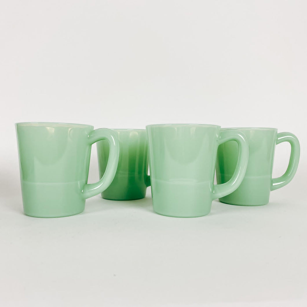 Glass Coffee/Tea Mug in Jade - Sold Individually