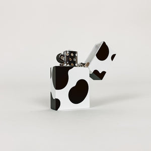 Cow Print Hard Edge Refillable Lighter