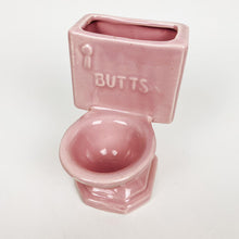 Load image into Gallery viewer, Butts Pink Ceramic Toilet Ashtray
