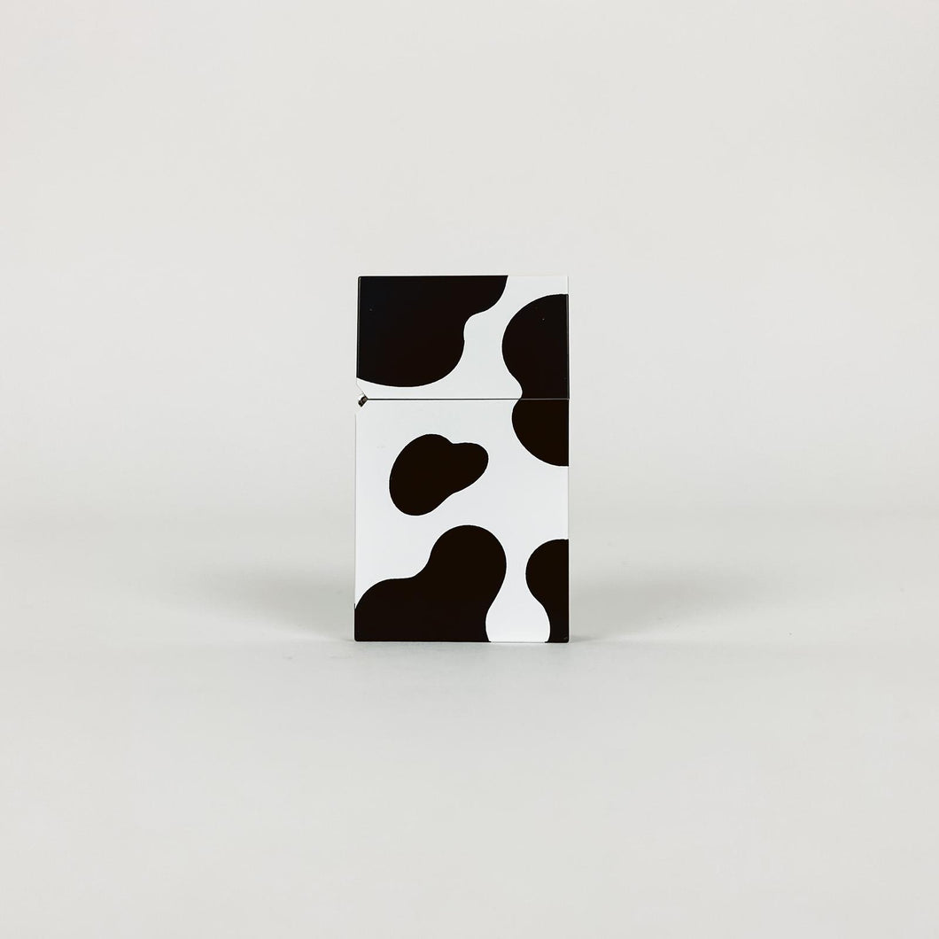 Cow Print Hard Edge Refillable Lighter