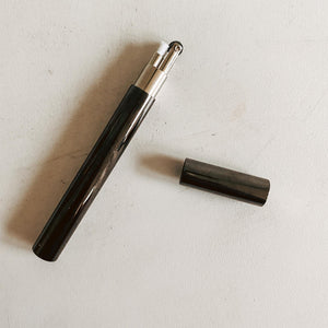 Slim Stick Refillable Gun Metal Round Lighter