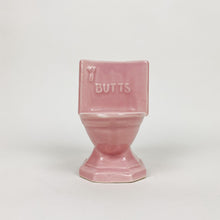 Load image into Gallery viewer, Butts Pink Ceramic Toilet Ashtray
