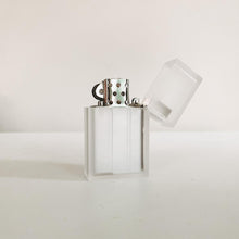 Load image into Gallery viewer, Frosted White Hard Edge Refillable Lighter
