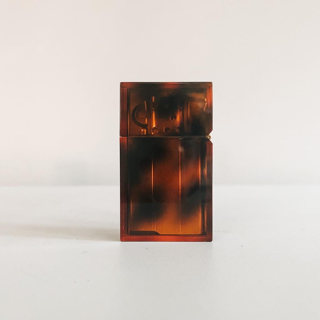 Tortoise Hard Edge Refillable Lighter
