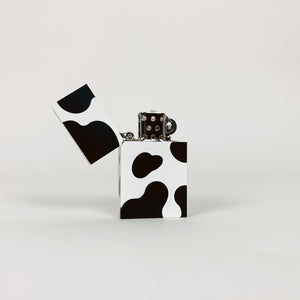 Cow Print Hard Edge Refillable Lighter