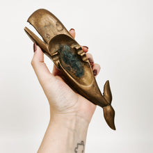 Load image into Gallery viewer, Brass Whale Ashtray

