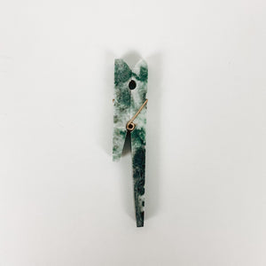 Turquoise Rhodonite Smoke Clip