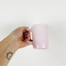 Load image into Gallery viewer, Glass Coffee/Tea Mug in Milk Pink - Sold Individually
