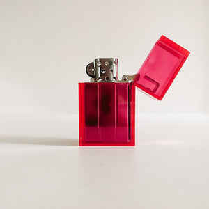 Hot Pink Hard Edge Refillable Lighter